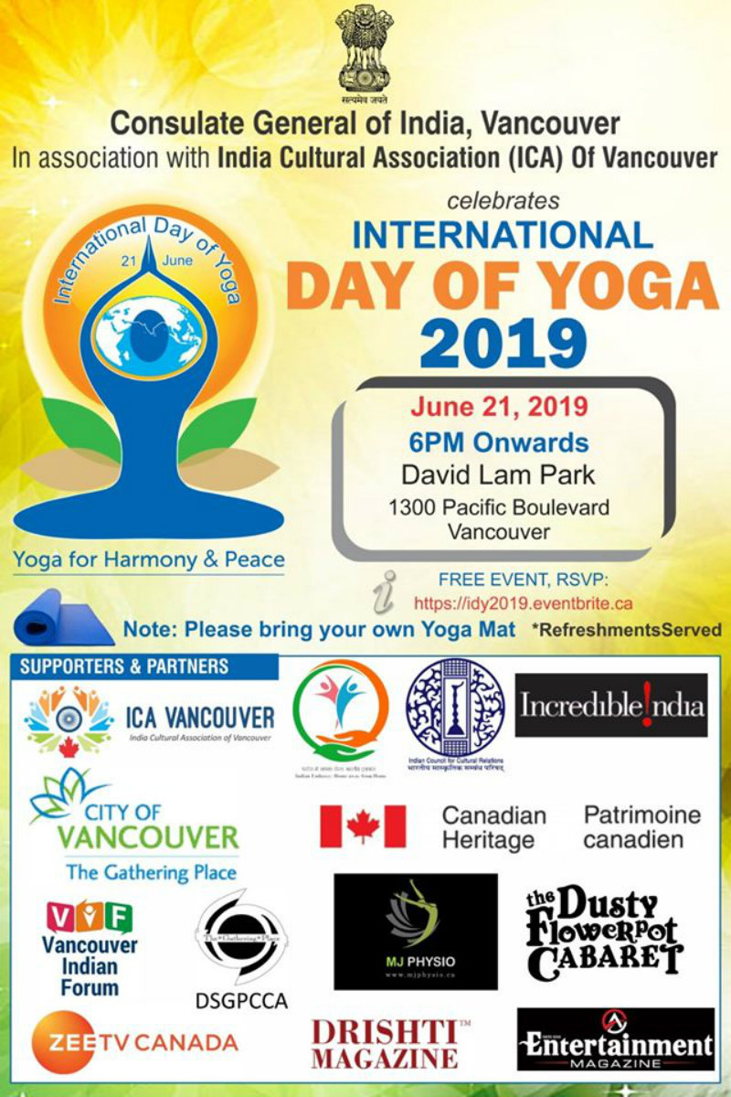 International Yoga Day 2019 Vancouver